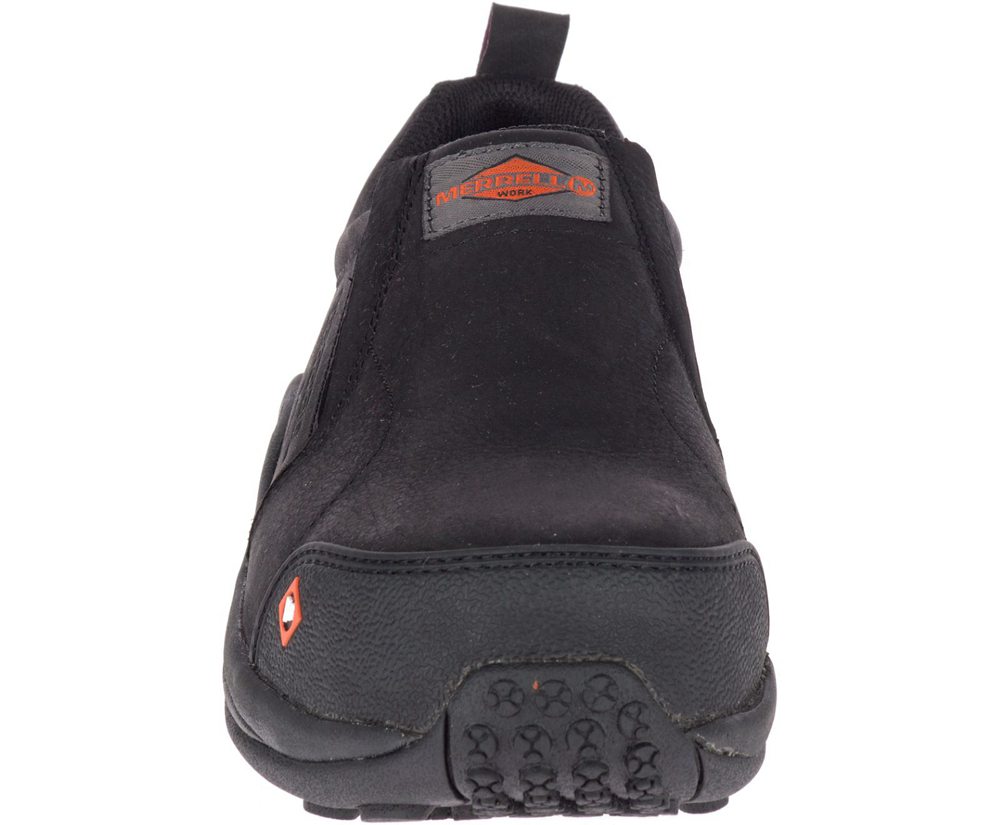 Slip On Senhora - Merrell Jungle Moc Esd Comp Toe Work - Pretas - QJS729641